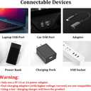 Zosppei 2 PCS Retro Car Lamps,Plug-in USB Led Interior Atmosphere Lights with Touch and Dimmable,Car USB Night Light,Portable Mini LED Interior Lamps,Warm White