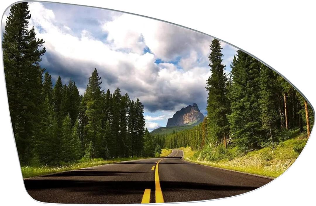 Passenger Side Mirror Replacement for Volkswagen VW Golf MK7, GTI, R, SportWagen, Alltrack, Jetta - Right Heated Mirrors Glass (Passenger Side (Right))