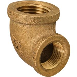 Everflow CSSM1121 1-1/2 in. x 1/2 in. No Lead 90-Degree Reducing Elbow with Female Threaded Ends, Brass Construction, Higher Corrosion Resistance Economical & Easy to Install, 5