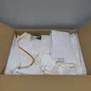 Saint Mossi 6 Light Crystal Chandelier Light Fixture Modern Chandelier Crystal Lighting, French Gold Crystal Raindrop Chandelier for Dining Room,Bedroom,Living Room, H23 x D24