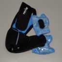 REVIX Wisdom Teeth Ice Pack Head Wrap with 3D Sewing Jaw Ice Pack for Face Oral Surgery Pain Relief for TMJ, Tooth Extraction & Teeth Removed, Extra Snug Fit with 4 Hot Cold Gel Packs Reusable, Black