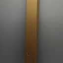 Industrial Curtain Rod Set with Brackets - 1" Black Rustic Rod for Windows 36-72" Outdoor Hanging