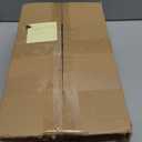 Ruqmuis Chair Cushions for Dining Chairs, 2" Thick Seat Cushions for Kitchen Chairs, D-Shaped Chair Pads with Washable Cover, Ties and Non Slip Backing, 17'' x 16'', Set of 4, Black