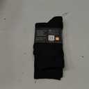 Silky Toes Modal 2Pk Flat Men’s Dress Crew Socks, Super Soft Socks (10-13, Black (Flat Knit-2 Pairs)