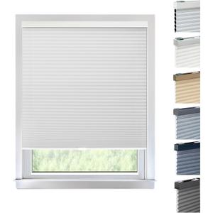 Chicology Cordless Cellular Shades, Blackout Window Blind, Evening Mist (Blackout) - 46"W X 48"H