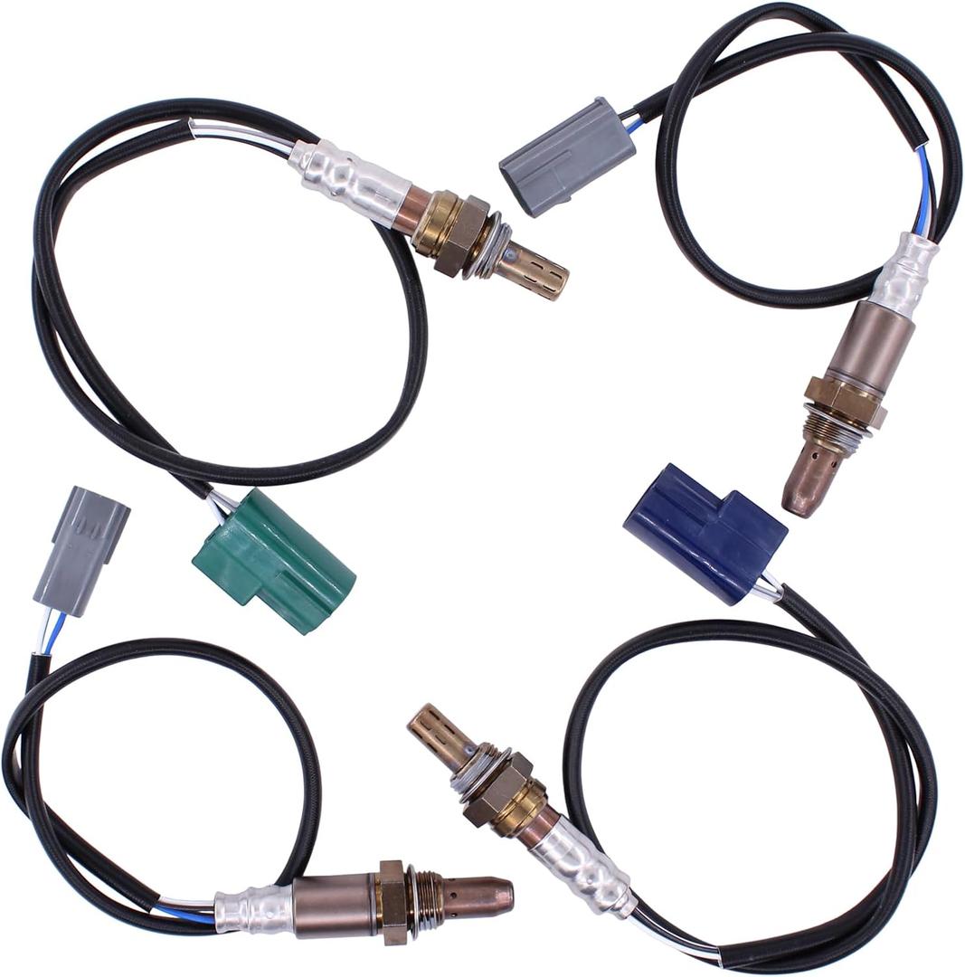 MOTOKU Upstream and Downstream Air Fuel Ratio Oxygen Sensor Set for Nissan Xterra Pathfinder Frontier 4.0L 2011 2012 O2 Sensor Front Rear Bank 1/2