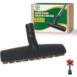 EZ SPARES Compatible with Miele C1 C2 C3 CX1, Natural-Horsehair Floor Brush for Miele Vacuum Cleaners, for SBB Parquet Twister, Classic C1, Complete C2 C3 CX1, Soft on Hardwood Floor, Quickly Drying Wet