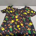 Roshop Tunics Women Button Up Henley V-Neck Loose Fit Cinco de Mayo Fiesta Print Shirt Tops L