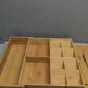 Joseph Joseph DrawerStore Expanding Silverware, Flatware, Utensil & Gadgets Organizer, Expandable in Drawer Space Saving Tray, Bamboo