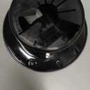 RV 5 Inch Round Electric Cable Hatch for 30 and 50 Amp Cords, RV Power Cord Cable Hatch Cover Compatible with Coleman Jayco Pop-Up Camper Travel Tent Trailer Motorhome (Black)