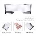 Car Rear Bumper Protector Guard Cover Compatible with Toyota Tundra 2022-2026, Pickup Rear Side Bumper Corner Guard Edge Protection Anti-Collision Corners Patch Trim Covers ABS Exterior Accessories