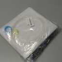 5 x 5ft Ceiling Leak Diverter with Hose and Grommets Heavy Duty Roof Leak Diverter White Leak Diverter Tarp with Hose Water Diverter Tarp for Roof Leak Fix