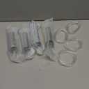 4 Pack Large Plastic Syringe with Handy Plastic Tubing and Luer Connections Large Syringes for Liquid Measuring Watering Refilling Feeding(100ml)