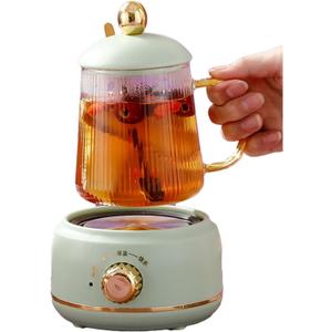 450ml Electric Kettle Stew Cup, Heat Uniformly Electric Stew Cup for Office for Tea (450ml)