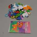 JOYIN 28 Pcs Valentine's Day Gift Cards with Unicorn Dinosaur Keychain for Kids Party Favor, Classroom Exchange Prizes, Valentines Greeting Cards, Valentine Party Favors, Valentine Exchange Gifts