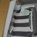 SUNFLOW Shore Thing Beach Chair Signature Setup, Deep Blue Stripe, Deep Blue Stripe - the Signature Setup, 
24 x 31 x 6 inches