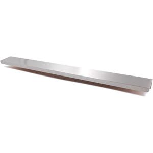 Jetland Cabinets Drawers Edge Pulls - 4-Pack, 12" Overall Length, Brushed Nickel, Concealed Tab Pulls for Kitchen Garage Cabinet Drawers, PW5018B305L