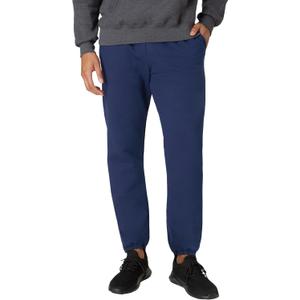 Hanes Men's Sweatpants, Ultimate Cotton Fleece Sweatpants, Joggers with Pockets for Men (Large, Navy)