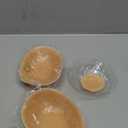 Niidor Adhesive Bra Strapless Sticky Invisible Push up Silicone Bra for Backless Dress (D, Creme)