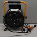 Aarcinhke Greenhouse Heater with Digital Thermostat, 1500W Electric Outdoor Heaters for Patio, Fast Heating, Overheat Protection, Dustproof Design for Grow Tent, Green House, Flower Room, BK