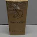 Velice Womens Fuzzy Socks Soft Cozy Fluffy Slipper Winter Thick Warm Plush Sleeping Christmas Socks (White)