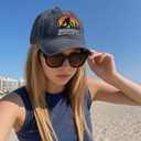 XQLZY Sasquatch Believes In You Adjustable Baseball Cap, Retro Cotton Hat for Men Women, Funny Adventure Cap Gifts for Outdoor Camping Adventure On Foot lover, Baseball Hats for Sasquatch Follower