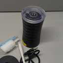 Milk Frother, Paris Rhne 4-in-1 Milk Steamer and Frother, Hot & Cold Foam Milk Warmer with Temperature Control, Auto Shut-Off Frothers for Coffee, Latte, Cappuccino, Macchiato (Onyx)