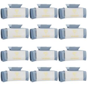 8pcs Bridesmaid Proposal Gifts 4.1 Inch Square Set of 8 Bachelorette Hair Claw Clips ideas Bridal Shower Gift for Wedding Party Favors (12pcs Blue)