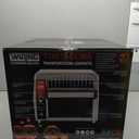 Waring Commercial CTS1000B Conveyer Toaster, 1000+ slices per hour, 208V, 2700W, 6-20 Phase Plug,Silver