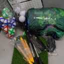 Golf Chipping Game Mat Double Sided,54 pcs Golf Game Set with 65 FT Golf Practice Mat, Outdoor Indoor Hitting Games for Adults & Kids, Home Backyard Garage Game, for Family Gatherings