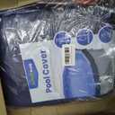21 FT Round Winter Pool Cover for Above Ground Pools, Cable and Pulley