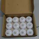 Homemory 12 Pack 200 Hours Flameless Floating Candles, Warm White Led Flickering Tealight Candles in Bulk, Decor for Wedding, Party, Centerpiece, Pool, Christmas