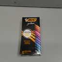 BIC Gelocity Quick Dry Gel Pen with Fast Drying Ink and Comfortable Grip, 12-Count in Assorted Colors