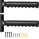 Doorway Flip Up Grab Bars for Wall, 9" Long Grip Handles Support Up to 300LBS Grab Bars for Seniors, Elderly, Disabled, Non-Slip Assist Hand Railsfor Wall, Doorway, Stairs(2 Pack)