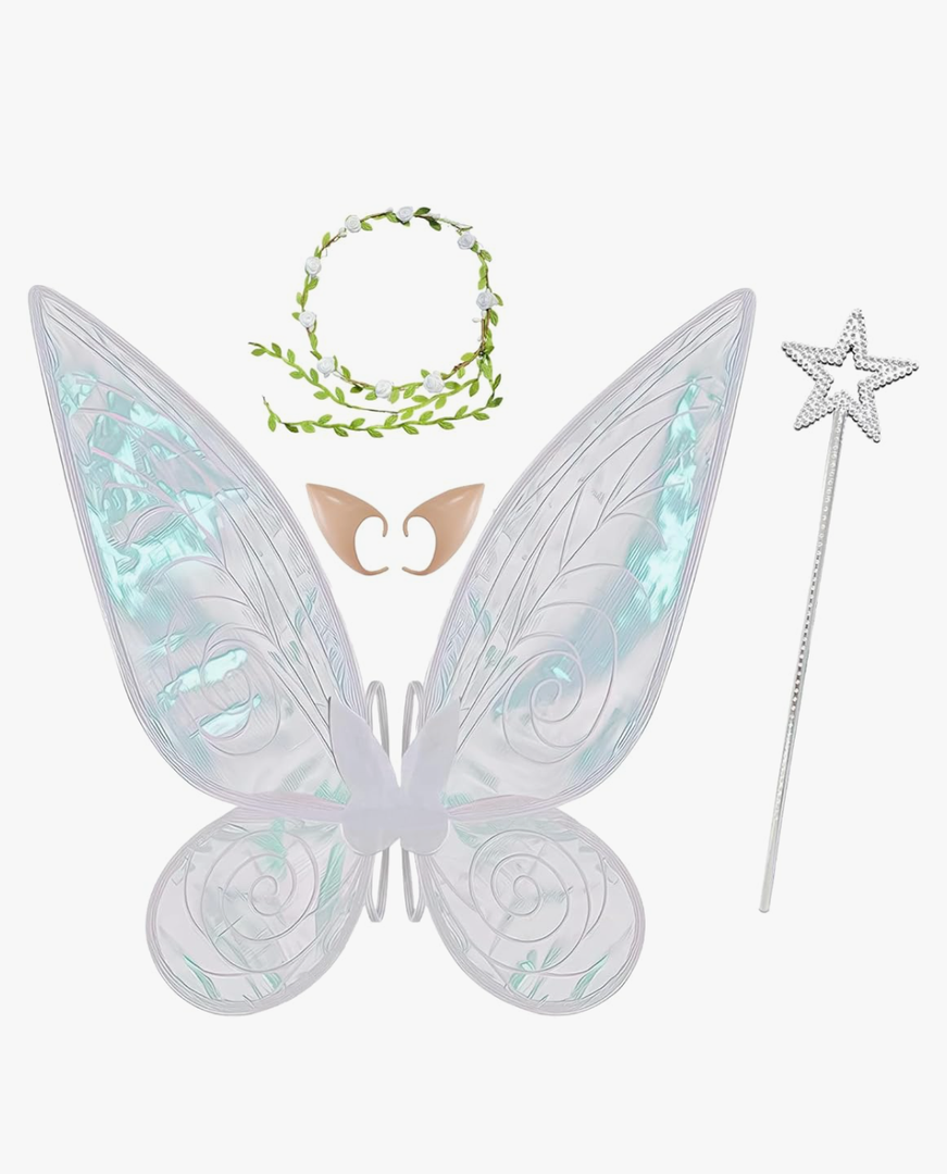 Fairy Wings for Adults,Butterfly Wings for Girls,Angel Wings,Fairy Costume for Women Halloween Dress Up Party Favor Rose