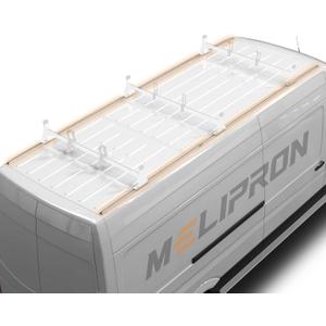MELIPRON Roof Rack Side Rails Fit for Sprinter Van 170" WB, Aluminum Track Racks with Rubber Seal Fit for 2007-2025 Sprinter High Roof