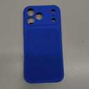 FlyReal Magnetic for iPhone 17 Pro Max Case, Design for iPhone’s New Back, Compatible with MagSafe, Integrated Silicone Camera Control & Camera Protection Microfiber Lining Case, 6.9", Klein Blue