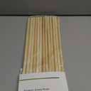 HOPELF 25PCS Bamboo Sticks - 3/8 x 17.5 Inch Dowel Rods for Crafts, Hardwood Assortment, DIYers