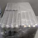Zubebe 250 Pcs Plastic Egg Cartons Clear Egg Cartons Bulk Blank Tray for Chicken Farm Business Market Home Refrigerator Storage