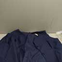 Casly Lamiit Women's 2 Piece Blazer Outfits Sleeveless Crewneck Vest Wide Leg Pantsuit 2025 Dressy Casual Work Sets (XX-Large, Navy Blue)