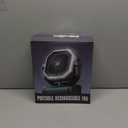 Portable Rechargeable Fan - 9-Inch Camping Fan for Tent, 24000mAh(60Hrs) Battery Operated Fan for Camping, Auto Oscillation Cordless Fans, Tent Fans with Remote/Light, 4 Speeds, 4 Timing, Outdoor (20000mAh-Black)