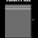 18 x 24" Large Plastic Storage Bags With Zipper 5 Gallon Large Zipper Bags for Storage Moving, Travel and More (2 Mil Thick,25 pack)