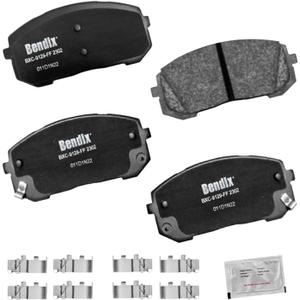 Bendix Priority1 CFC2302 Ceramic Front Brake Pads for Hyundai Elantra 2021, Sonata 2022-2020, Kia K5 2023-2021