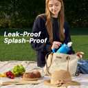 Tumbler Adapter for Stanley, Lid Adapter Compatible with Flavor Cartridges, Fits Stanley Quencher 30oz & 20oz H2.0 FlowState Tumblers, Leak Proof Lid Replacement (Azure)