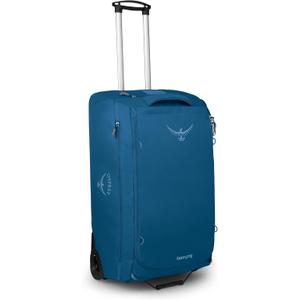 Osprey Daylite 85L Wheeled Collapsible Travel Duffel Bag - Lightweight Rolling Suitcase, Night Shift Blue
