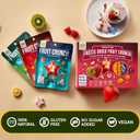 SUNGIVEN Freeze Dried Fruit Crisps Crunch Mixed Fruit 6 Packs Gluten Free Made with Fruit Vegan Healthy Snacks Ready to Eat for Yogurt Dessert (EXP 12/05/26)