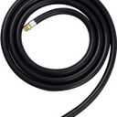 3/4 Inch x 14 FT Fuel Transfer Hose W/360 Fuel Swivel Connector NPT Copper Fittings High Pressure (300 PSI) Compatible Fuel Nozzle Fuel Pump for DiDiesel Fuel,Gasoline,Kerosene