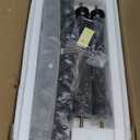 Side Table, Small End Table with Storage Shelf, 3-Tier Small Coffee Tables for Living Room Bedroom Narrow Spaces(Black)