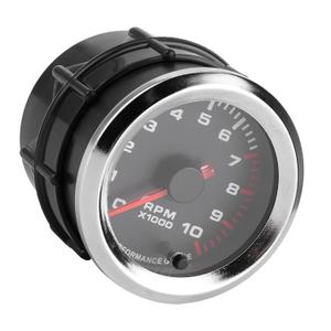 RPM Tachometer, 2in 10,000 RPM 7 Color LED Shift Light Tachometer Gauge for 4, 6, 8 Cylinder Gas Engines
