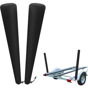 DECOHS 48 Inch Boat Trailer Guide Pole Cover- Neoprene Boat Trailer Guide Protective Cover- Heavy Duty Marine Trailer Guide Poles Cover for Jet Ski Boat Sailboat Trailer (Set of Two)